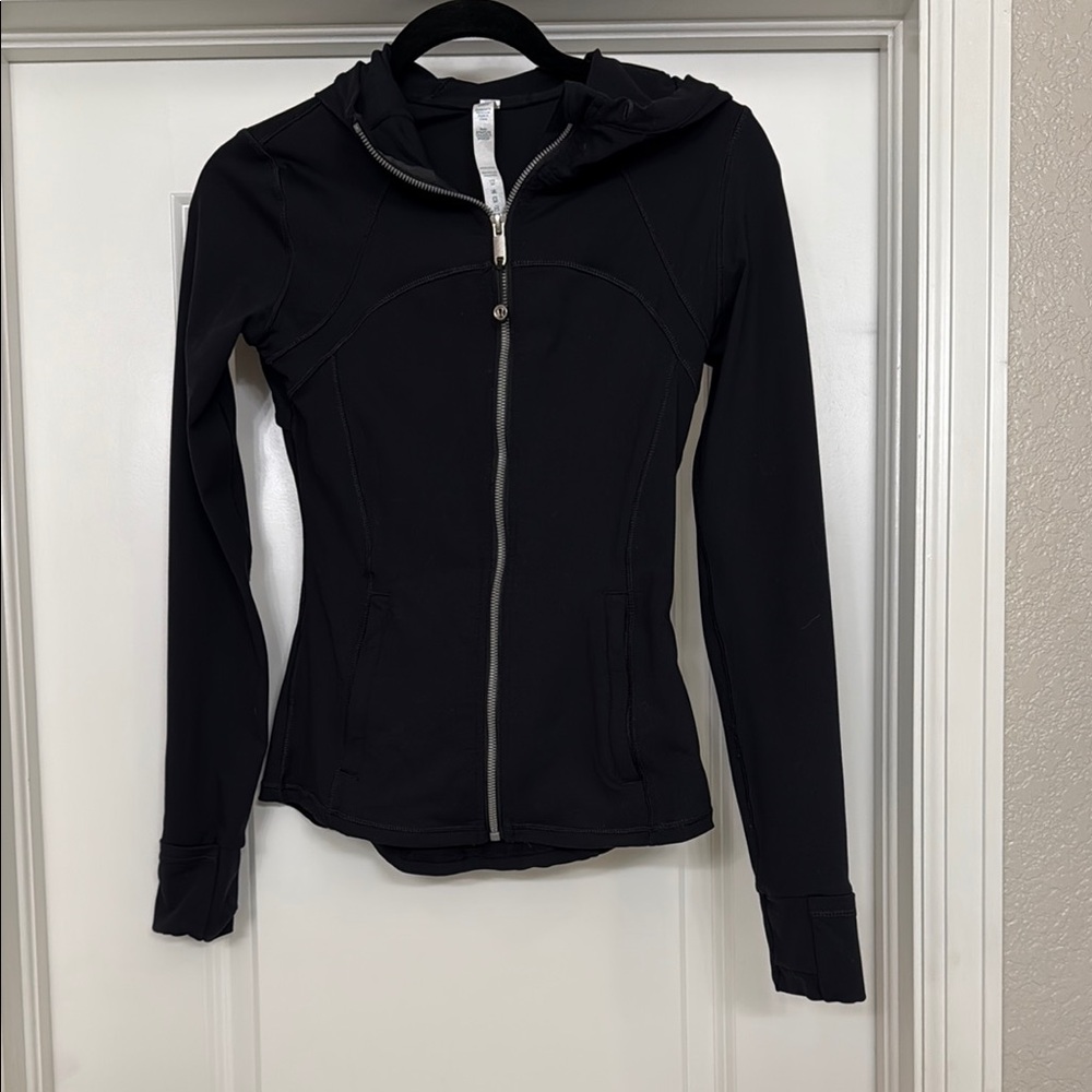 Lululemon Athletica Black Athletic Zip-Up Jacket